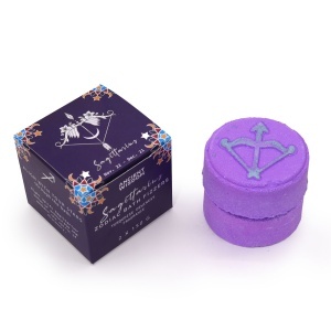 Set 2 bombe de baie artizanale cu mesaj ascuns Zodiac - Sagetator - Img 3