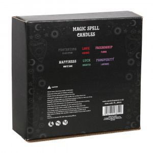 Set 6 lumanari magice in borcan cu capac, pentru ritualuri - Magic Spell - Img 2
