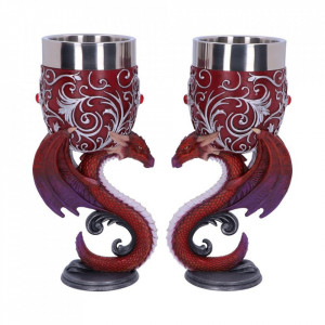 Set pocale dragoni Devotamentul dragonilor 19 cm