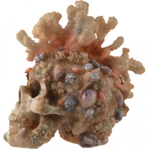 Statueta craniu Coral 18cm - Img 4