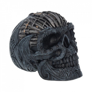 Statueta Craniu cu sabii 18.5cm - Img 1