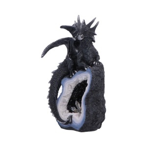 Statueta Dragon Crystal Keeper ( Shadow ) – decor fantasy collector 20.8 cm - Img 2