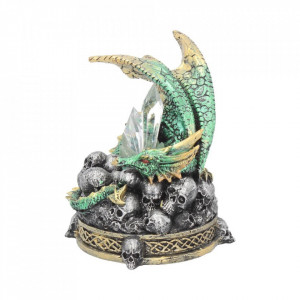 Statueta dragon cu led Cripta cu cristale 11.5 cm - Img 2
