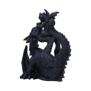 Statueta dragon cu pui Drakaina si Dragonling 22cm - Img 2