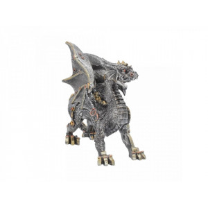 Statueta dragon steampunk Dracus Machina 21 cm - Img 4