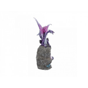 Statueta dragon violet Custodele de ametist 22 cm - Img 4