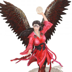 Statueta Elemental Magic - Vrajitoarea Aerului, Anne Stokes 27.5 cm - Img 5