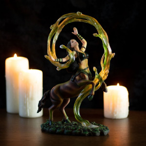Statueta Elemental Magic - Vrajitoarea Pamantului, Anne Stokes 26.5 cm - Img 7