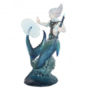 Statueta Elemental Magic - Vrajitorul Apei, Anne Stokes 22.5 cm - Img 2