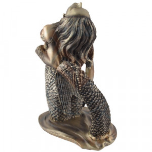 Statueta mitologica Sirena 19cm - Img 4