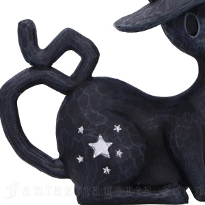 Statueta pisicuta neagra Charm - decor gotic cu pisici si vraji, 12.5 cm - Img 5