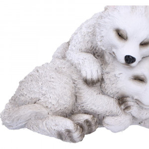 Statueta Pui de lup arctic somnorosi 14 cm - Img 2