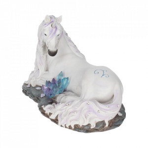 Statueta unicorn cu cristale Liniste 20 cm - Img 2