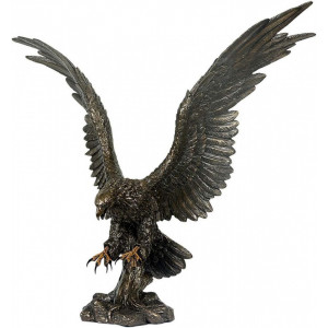 Statueta Vultur in Zbor, 41x48 cm, finisaj bronz