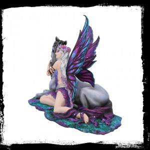 Statueta zana si unicorn Evania 40 cm - Img 2