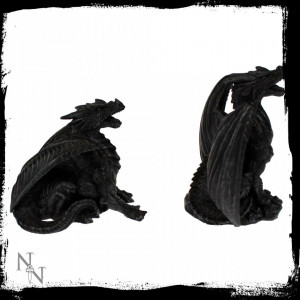 Statuete dragoni Furia neagră (set) 10 cm - Img 4