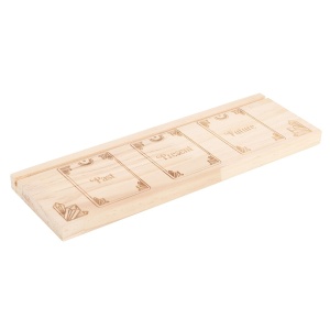 Suport din lemn pentru etalarea a 3 carti de tarot Trecut, Prezent, Viitor - Img 4
