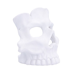 Suport lumanare craniu alb Afterglow 11.8cm - Nemesis Now - Img 4