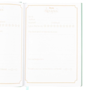 Agenda / Jurnal cu coperti cartonate My Reading Journal - Img 5