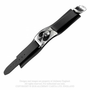 Bratara ajustabila piele Ace of Dead Spades 19 - 24 cm - Img 3