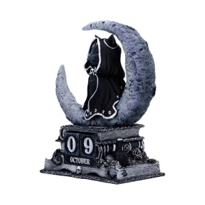 Calendar perpetuu pentru birou pisicuta demonica Zefur Cult Cuties – decor gotic fantasy, 16 cm - Img 2