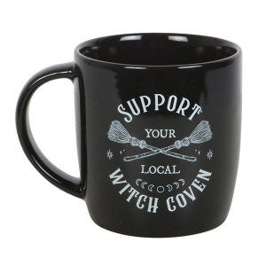Cana ceramica Support Your Local Witch Coven, capacitate 320 ml