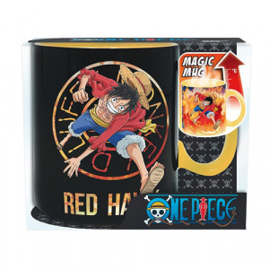 Cana ceramica termosensibila licenta One Piece - Luffy & Sabo 460 ml - Img 3