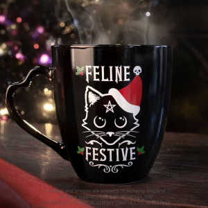 Cana pisicuta de craciun Feline Festive 12 cm - Img 1