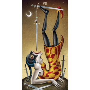 Carti Tarot Deviant Moon – Borderless Edition, 78 carti + ghid in limba engleza | US Games - Img 5