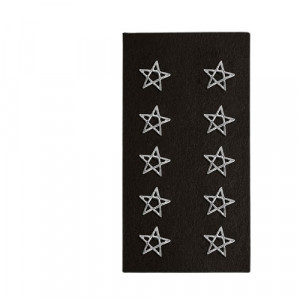Cercei mici cu surub si tija, din argint Pentagrama 0.8cm