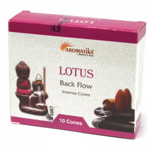 Conuri parfumate backflow Aromatika - Lotus
