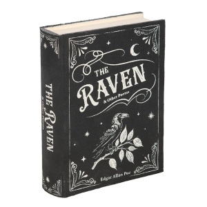 Cutie pentru bijuterii in forma de carte Corbul - Edgar Allan Poe