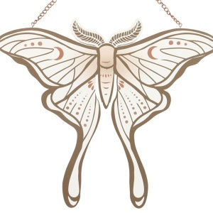 Decoratiune cu agatatoare Light Luna Moth 35.5cm - Img 4