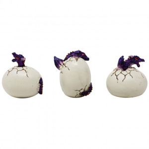 Decoratiune Pui de Dragoni in Ou 4cm - Img 3