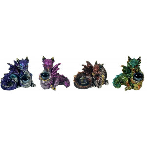 Figurina Baby Dragon cu Cristal 5 cm