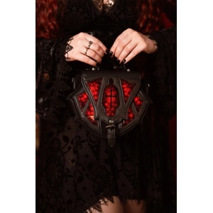 Geanta gotica Dark Romance Bloodspire inspirata de vitralii gotice - Restyle - Img 3