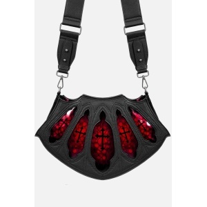 Geanta gotica Dark Romance Bloodveil inspirata de vitralii gotice - Restyle