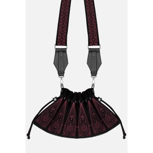 Geanta gotica Dark Romance Sanctaria cu pouch detasabil - Restyle