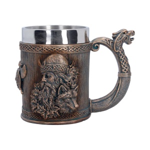 Halba finisaj bronz Viking Valhalla,11.7 cm, cupa din inox