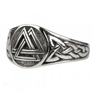 Inel argint Nodul viking Wotan 1.2cm