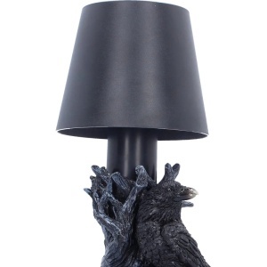 Lampa LED Corb Nevermore – decor gotic fantasy iluminat, 25 cm - Img 6