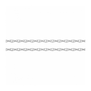 Lantisor din otel inoxidabil 316L, ultra rezistent, waterproof, model sfoara, 45 cm - Img 2