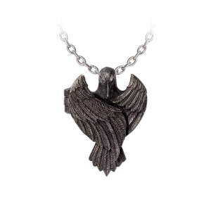 Medalion gotic pentru poza cu lantisor Raven Locket – The Augurium