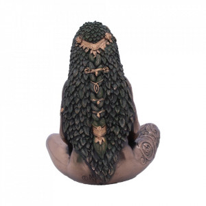 Mini statueta Mama Pamant finisaj bronz 8.5 cm - Img 4