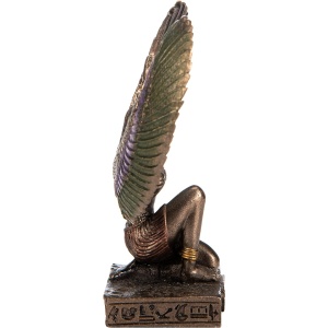 Mini statueta mitologica zeita egipteana Isis 8 cm - Img 3