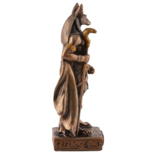 Mini statueta mitologica zeul egiptean Anubis 9 cm - Img 3