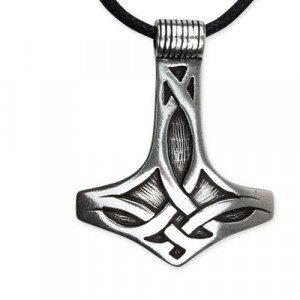 Padantiv argint Ciocanul lui Thor 4.1cm - Img 1