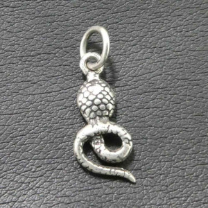 Pandantiv argint Cobra 2.5cm - Img 2