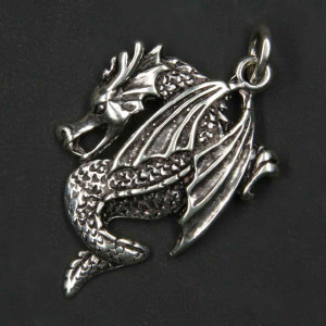 Pandantiv argint Dragon Mistic, 3.9 cm