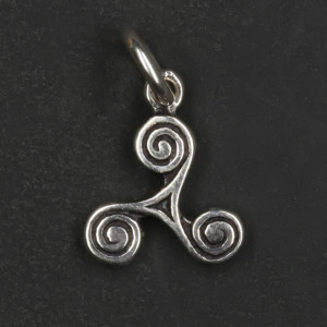 Pandantiv argint Triskelion 1.9cm